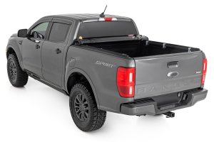 Ford Ranger Soft Roll Up Bed Cover - Rough Country - Matte Black - '19-'23 Ford Ranger Soft Roll Up Bed Cover - Rough Country - Matte Black - '19-'23
